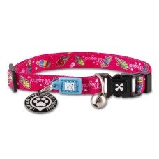 Max & Molly Smart ID Cat Collar Magical Нашийник для котів з QR-кодом, малюнок "Чари"