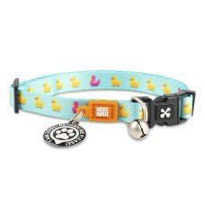Max & Molly Smart ID Cat Collar Ducklings Нашийник для котів з QR-кодом, малюнок "Каченята"