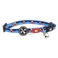 Max & Molly Smart ID Cat Collar Frenzy the Shark Нашийник для котів з QR-кодом, малюнок "Шалена акула"