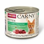 Animonda Carny Beef, Chicken, Rabbit for Kitten Консервований корм з яловичиною, куркою та кроликом для кошенят