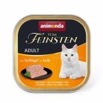 Animonda Vom Feinsten Adult with Poultry, Veal Консервований корм з птицею та телятиною для дорослих кішок