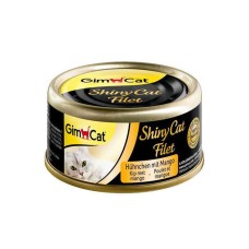 Консерви для кішок GimCat ShinyCat Filet з куркою та манго