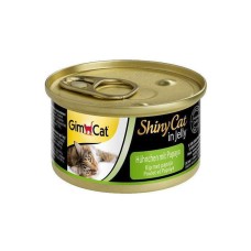 Консерви для кішок GimCat ShinyCat з куркою та папаєю