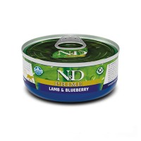 Farmina N&D Grain Free Prime Lamb Adult консерви для кішок з ягням та чорницею