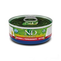 Farmina N&D Grain Free Prime Chicken Kitten консерва для кошенят з куркою та гранатом