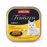Animonda Vom Feinsten Adult with Turkey in Tomato sauce Консервований корм з індичкою в томатному соусі для дорослих кішок