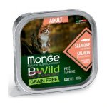 Monge Cat Wet Bwild Grain Free консерва для котів з лососем та овочами