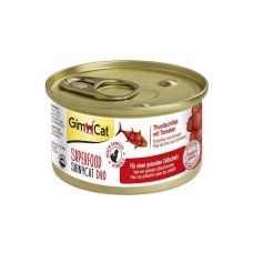 Консерви для кішок GimCat Superfood з тунцем та томатами