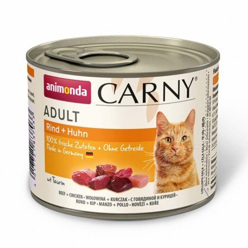 Animonda Carny Adult Beef, Chicken Консервований корм з яловичиною та куркою для дорослих кішок