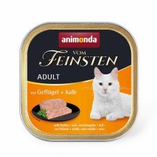Animonda Vom Feinsten Adult with Poultry, Veal Консервований корм з птицею та телятиною для дорослих кішок