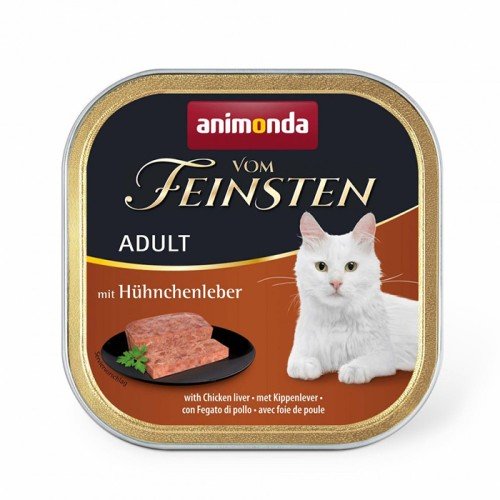 Animonda Vom Feinsten Adult with Chicken liver Консервований корм з курячою печінкою для дорослих кішок
