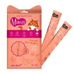 Mavsy Creamy Treats Salmon with Shrimp for cats Кремові ласощі для кішок з філе лосося та креветками