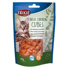 Ласощі для кішок Trixie Premio Cheese Chicken Cubes З сиром та куркою для кішок