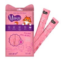 Mavsy Creamy Treats Chicken with Salmon for cats Кремові ласощі для кішок з м'яса курки та філе лосося