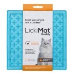 LickiMat Buddy Blue Килимок для ласощів для котів, блакитний