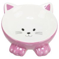 Trixie Ceramic Bowl Миска керамічна, припіднята у вигляді котика
