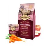 Carnilove Salmon & Turkey Kitten сухий корм для кошенят з лососем та індичкою