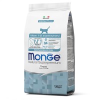 Monge Natural Superpremium Monoprotein Kitten  Сухий корм з фореллю для кошенят у віці від 1 до 12 місяців