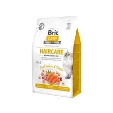 Корм сухий Brit Care Cat Grain Free Haircare Healthy and Shiny Coat для котів догляд за шкірою і шерстю лосось та курка