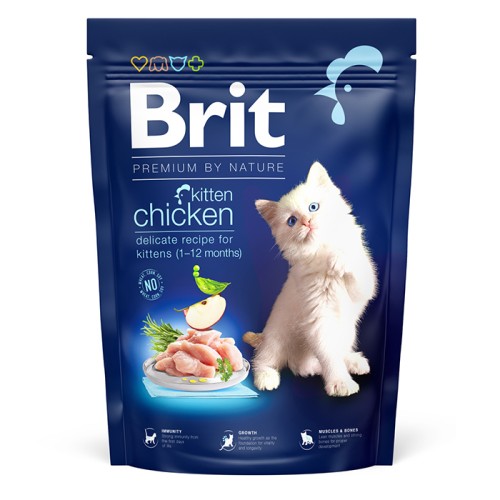 Brit Premium by Nature Cat Kitten з куркою
