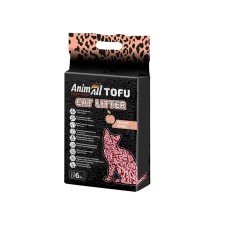 Соєвий наповнювач AnimAll Tofu Peach для котів з ароматом персика