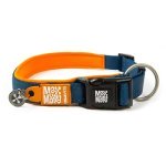 Max & Molly Smart ID Collar Matrix Orange Нашийник з QR-кодом, малюнок "Матрікс помаранчевий"