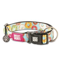 Max & Molly Smart ID Collar Donuts Нашийник з QR-кодом, малюнок "Пончики"
