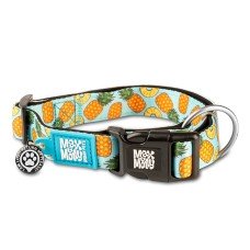 Max & Molly Smart ID Collar Sweet Pineapple Нашийник з QR-кодом, малюнок "Солодкий Ананас"