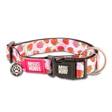 Max & Molly Smart ID Collar Strawberry Dream Нашийник з QR-кодом, малюнок "Полуниця"