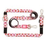Max & Molly Multi-Function Leash Strawberry Dream Багатофункціональний повідець, малюнок "Полуниця"