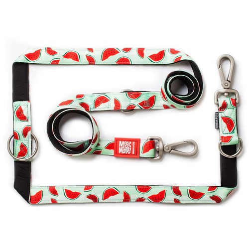 Max & Molly Multi-Function Leash Watermelon Багатофункціональний повідець, малюнок "Кавуни"