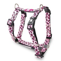 Max & Molly H-Harness Leopard Pink Шлея, малюнок "Леопард рожевий"