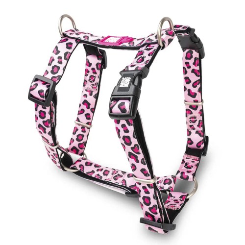 Max & Molly H-Harness Leopard Pink Шлея, малюнок "Леопард рожевий"