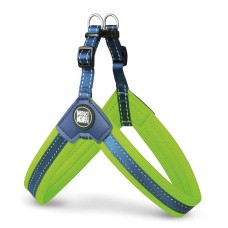 Max & Molly Q-Fit Harness Matrix Lime Green Шлея, малюнок "Матрікс зелений лайм"