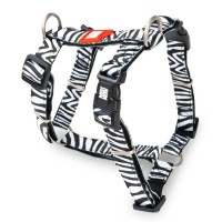 Max & Molly H-Harness Zebra Шлея, малюнок "Зебра"