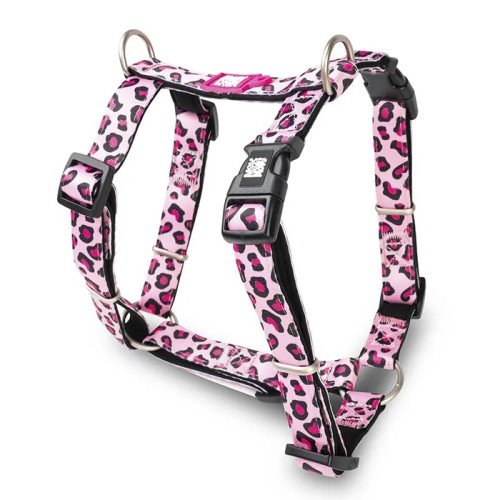Max & Molly H-Harness Leopard Pink Шлея, малюнок "Леопард рожевий"