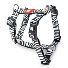 Max & Molly H-Harness Zebra Шлея, малюнок "Зебра"