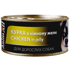 AnimAll Chicken in Jelly for Adult Dog Консервований корм з куркою для дорослих собак