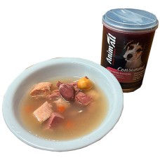 AnimAll Consommi Duck, Chicken, Chicken with Hearts for Adult Dog Вологий корм консоме з качкою, куркою, курячим серцем і курячим жовтком для дорослих собак