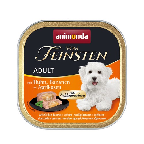 Animonda Vom Feinsten Adult with Chicken, Bananas & Apricots Консервований корм з куркою, бананами та абрикосами для дорослих собак