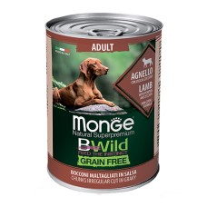 Monge (Монже) BWild Grain Free Adult Lamb with Pumpkin and Zucchini консерва для собак з ягням, гарбузом та цукіні