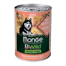 Monge (Монже) BWild Grain Free Adult Salmon with Pumpkin and Zucchini консерва для собак з лососем, гарбузом та цукіні