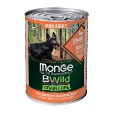 Monge (Монже) BWild Grain Free Mini Adult Turkey with Pumpkin and Zucchini консерва для собак маленьких порід з качкою, гарбузом та цукіні