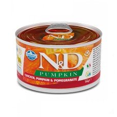 Farmina N&D Pumpkin GF Adult Mini Chicken, Pumpkin & Pomegranate беззерновий консервований корм з куркою, гарбузом та гранатом для дорослих собак дрібних порід