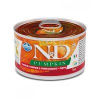 Farmina N&D Grain Free Pumpkin Puppy Mini Chicken Беззерновий консервований корм з куркою, гарбузом та гранатом для цуценят дрібних порід