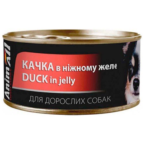 AnimAll Duck in Jelly for Adult Dog Консервований корм з качкою для дорослих собак