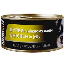 AnimAll Chicken in Jelly for Adult Dog Консервований корм з куркою для дорослих собак