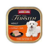Animonda Vom Feinsten Adult with Poultry & Veal Консервований корм з птицею та телятиною для дорослих собак