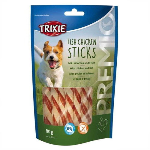 Ласощі Trixie Fish Chicken Sticks для собак з куркою та рибою