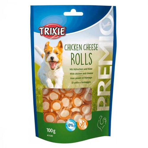 Ласощі Trixie Premio Chicken Cheese Rolls Роли з куркою та сиром для собак